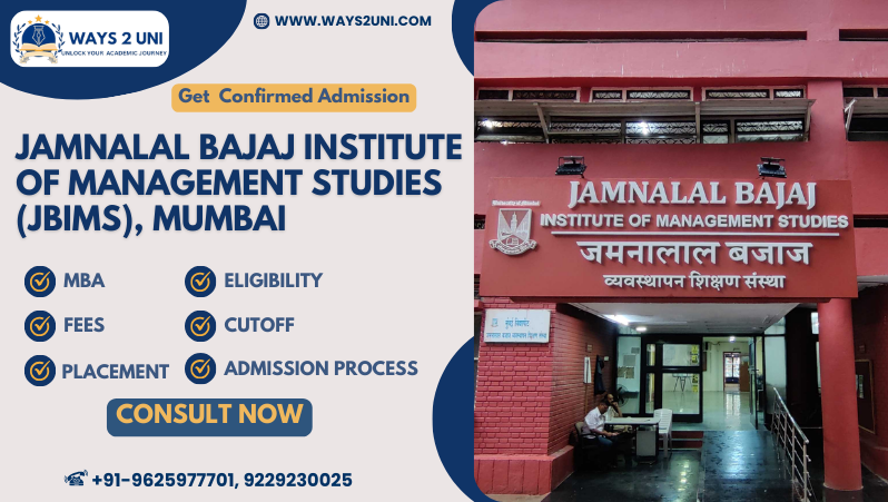 Direct admission in JBIMS Mumbai through Management Quota