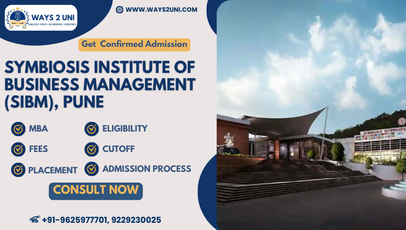 Direct admission in SIBM Pune through Management Quota