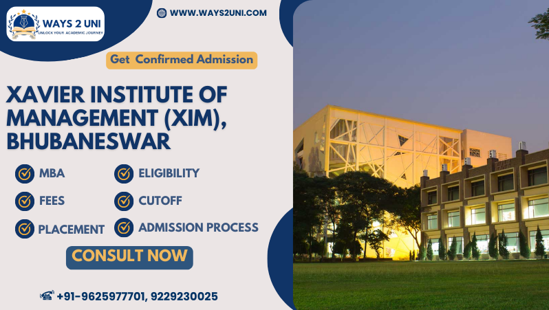 Direct admission in XIM Bhubaneswar through Management Quota