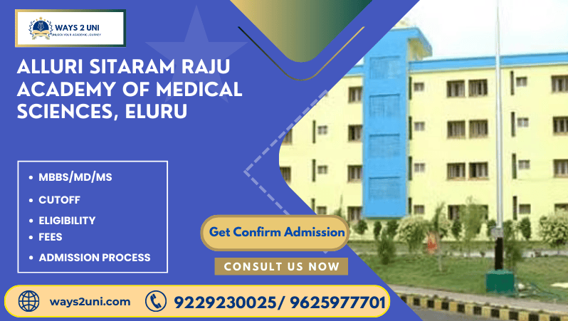 Direct admission in MBBS/MD/MS in Alluri Sitaram Raju Academy of Medical Sciences, Eluru