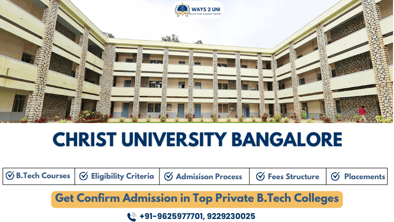 direct admission in christ university bangalore