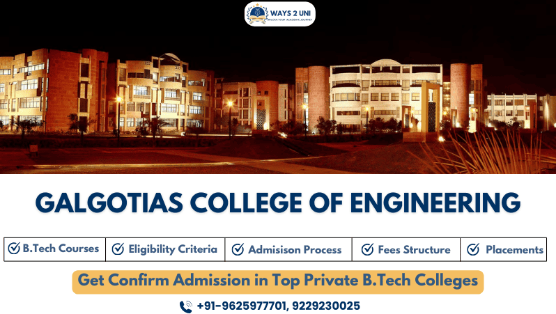 direct admission in Galgotias College of Engineering