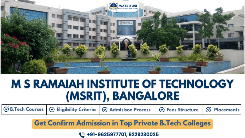 direct admission in ms ramaiah institute of technology bangalore