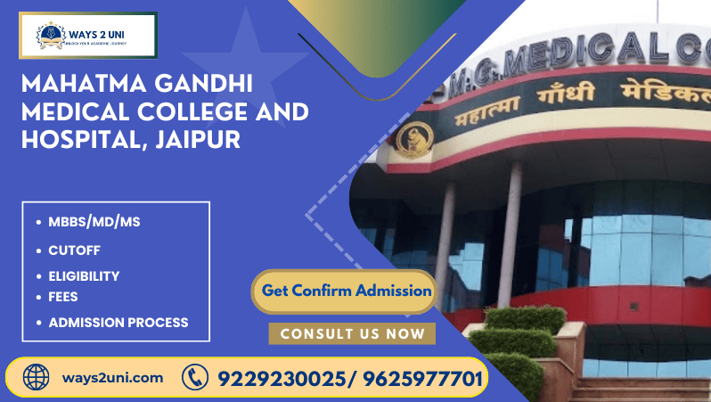 Direct admission in MBBS/MD/MS in Mahatma Gandhi Medical College and Hospital Jaipur