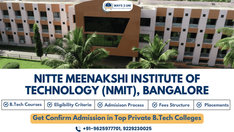 direct admission in Nitte Meenakshi institute of technology (NMIT) Bangalore