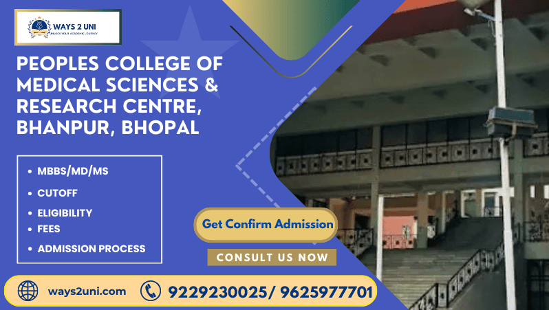 Direct admission in MBBS/MD/MS in Peoples College of Medical Sciences & Research Centre, Bhanpur, Bhopal