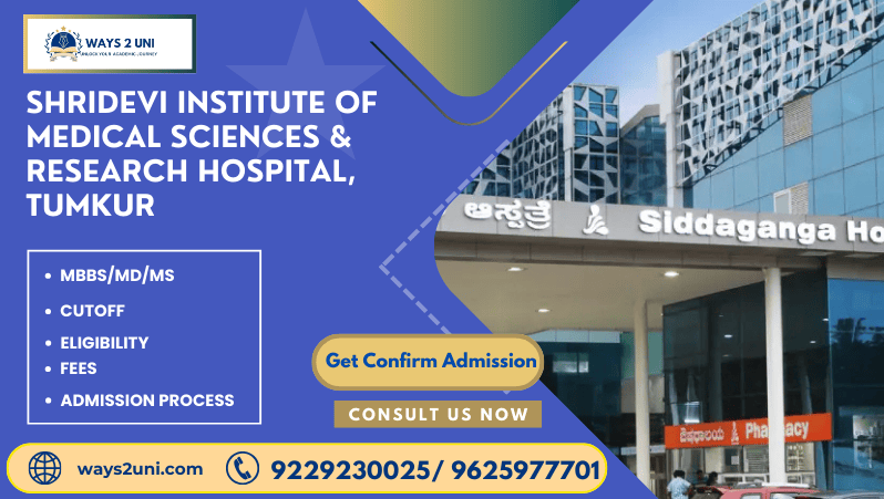 Direct admission in MBBS/MD/MS in Shridevi Institute of Medical Sciences & Research Hospital, Tumkur