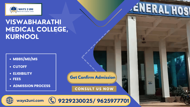 Direct admission in MBBS/MD/MS in Viswabharathi Medical College, Kurnool